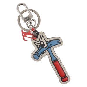LOUIS VUITTON Porte Cles LV Comics Hammer Key Holder Blue